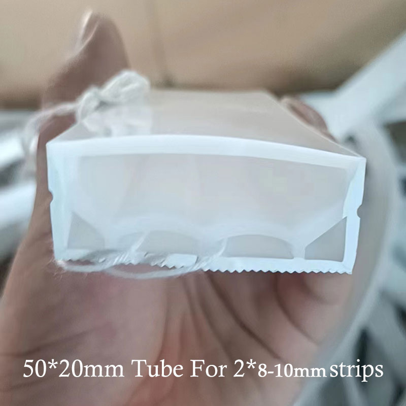 50*20mm Silicone LED Flexible Tube Lights For 15-20mm Light Strips 50*20mm Silicone LED Flexible Tube Lights For 15-20mm Light Strips
